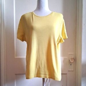 Cherokee Yellow Short Sleeve Women's Tee